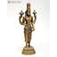 Statue de 4 pouces Vishnu avec quatre bras en laiton