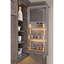 Étagère à épices à trois tablettes fixé à la porte de l'armoire de cuisine Rev-A-Shelf-17039984
