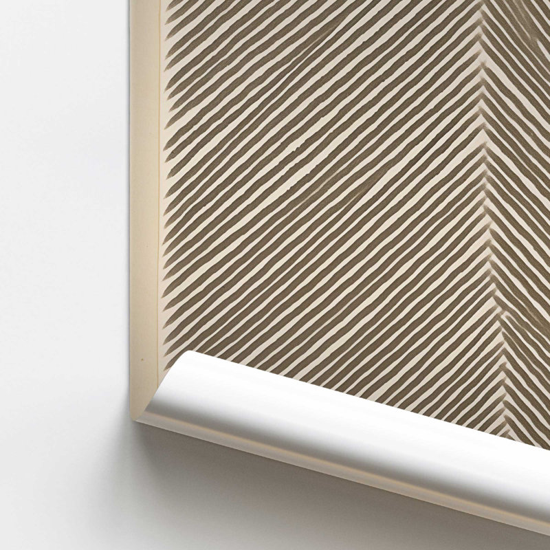 Illusion linéaire moderne IV, H 11 po x l 14 po, Papier