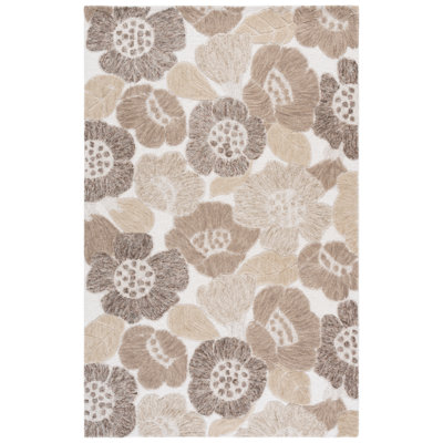 Jardin 468 Hand Tufted 80% Wool; 20% Cotton Floral Rug