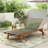 Outdoor Wood Frame Chaise Lounge-1428689143