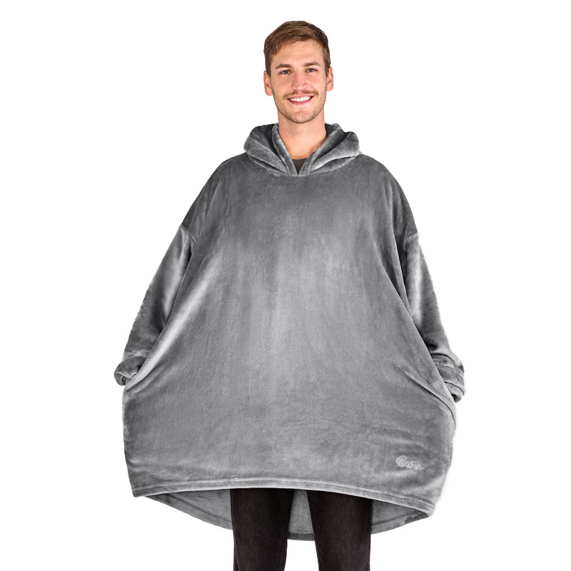 Couverture portable Bare Homey, Gris, Adulte