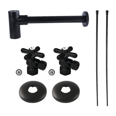 Kingston Brass Trimscape Modern Plumbing Sink Trim Kit With Bottle Trap