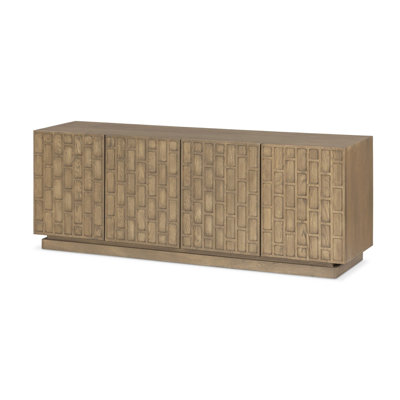 Asbury Media Console-Light Wash Oak