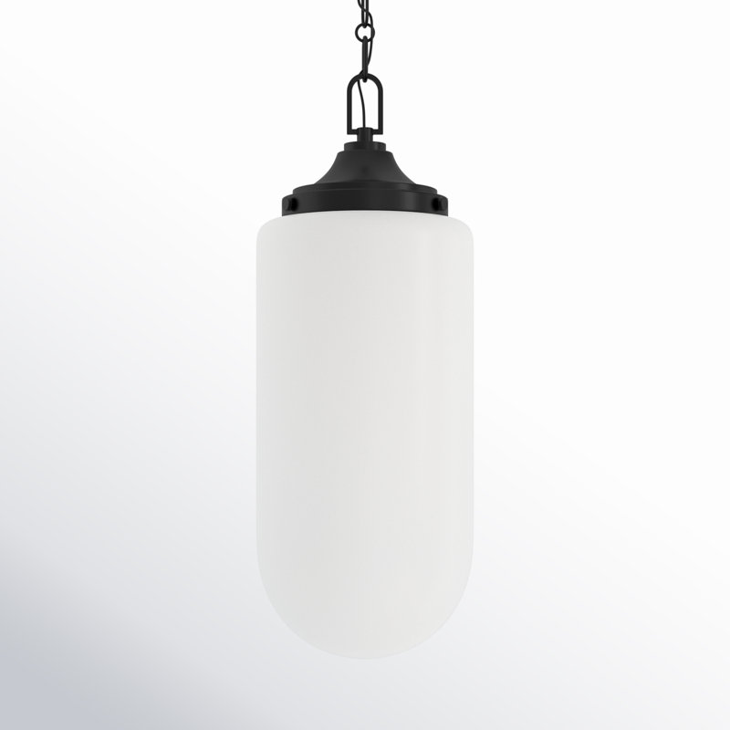 Osmin Beachwood 3 - Light Single Pendant, Black