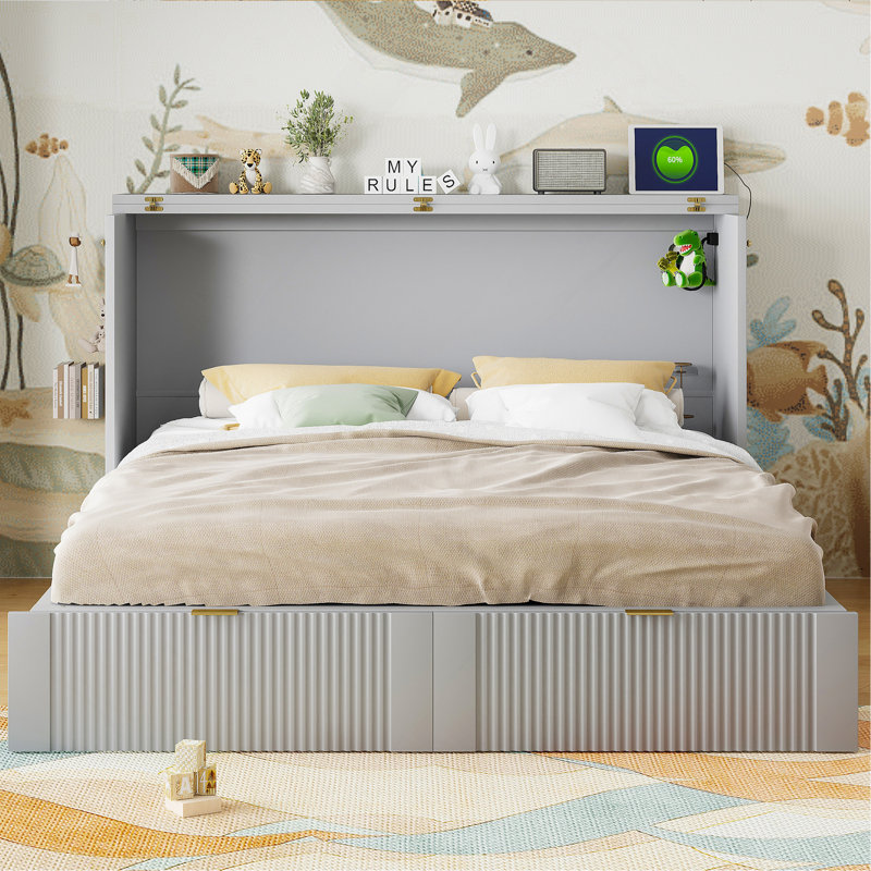 Bed For Bedroom, Full, White