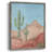 Sunny Saguaro II Framed Print - Solid Wood-2133083555