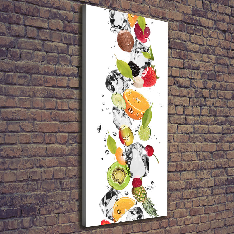 Fruit And Water - Wrapped Canvas Print