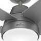 52" Aerodyne 5 - Blade Smart Standard Ceiling Fan with Lights and Remote
