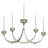 15.3'' H Stainless Steel Tabletop Candelabra