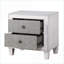 Table de chevet 2 tiroirs Modern Modern