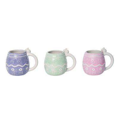 Ensemble de 3 tasses en céramique 15 oz