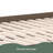 Cologne Tool-Less Wood Platform Bed