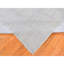 Tapis gris noué à la main de conception unique 8 pi x 10 pi Fritze