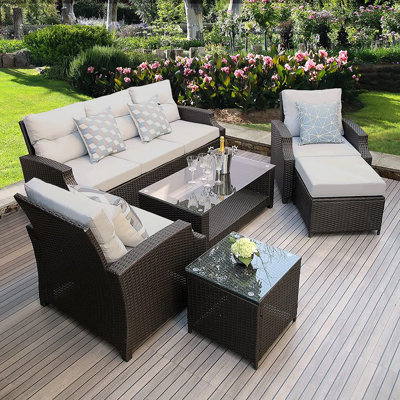 Coopertown 6 - Person Seating Group with Cushions