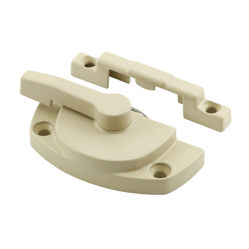 Serrure de fenêtre de fenêtre Prime-Line 1-7 / 8 H / C avec Keeper 2 H / C avec vis (paquet simple), Beige