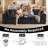  110" Boneless Modular Sectional Sofa, 3 Seat Corduroy Couch for Living Room, No Assembly Required-662095124-655464098