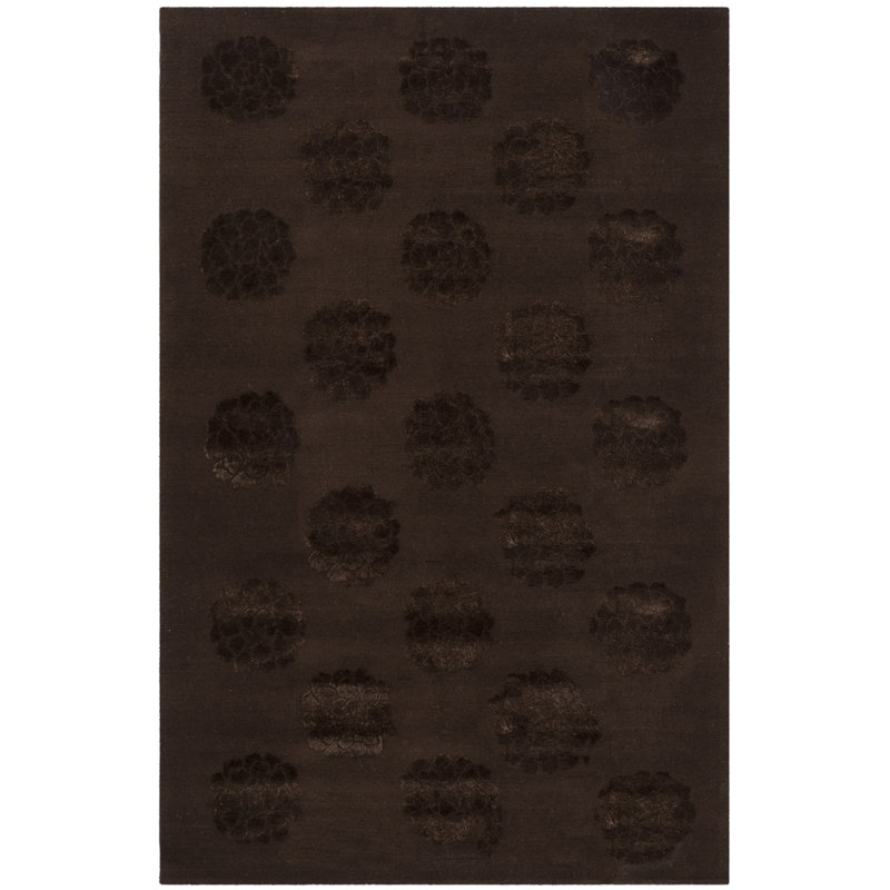 Tapis floral en laine et en soie Martha Stewart Classics, Rectangle 5 pi 6 po x 8 pi 6 po