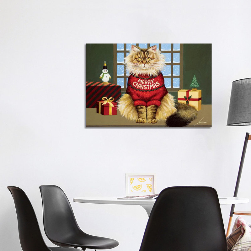 Squeekys Christmas 1 Piece Wrapped Canvas Painting, 101.6 cm H x 66.04 cm W x 1.91 cm D