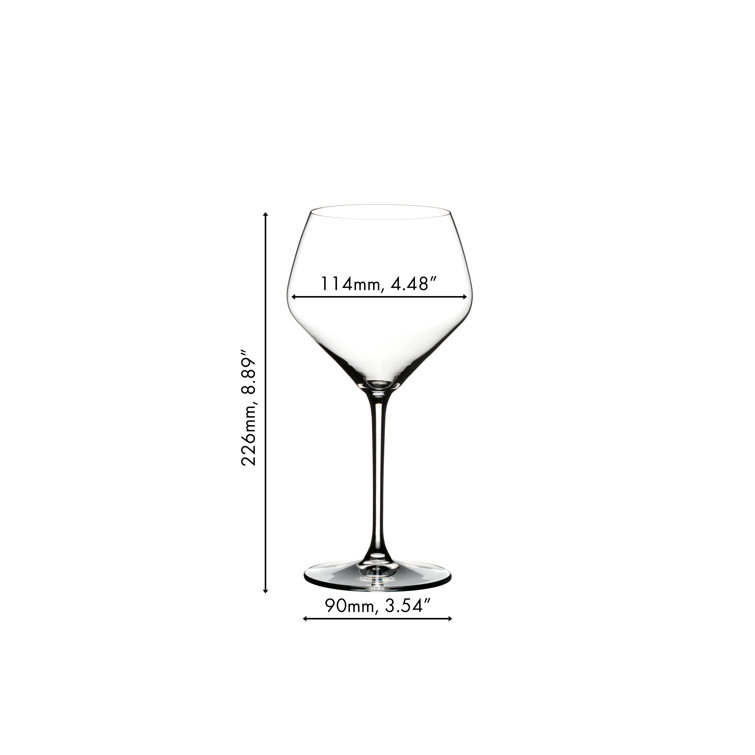 Riedel Personalized Heart to Heart Oaked Chardonnay Glasses, Set