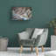 Art mural sur toile tendue - "Zabriskie Abstract" de Rick Berk pour décoration de salon, de chambre à coucher ou de bureau - 16 x 24
