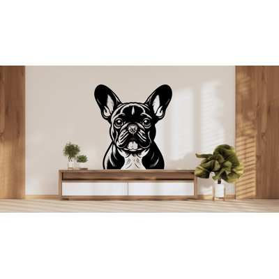 Bouledogue français, décoration murale, décor de chien, chien, art mural