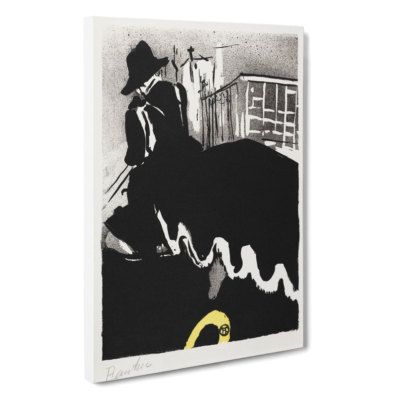 Last Ballad by Henri De Toulouse-Lautrec - Wrapped Canvas Print, 50cm H x 35cm W x 3cm D