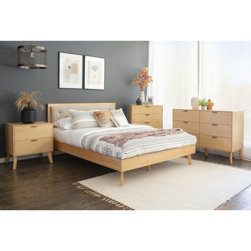 Mathiatis Natural 4-Piece Bedroom Set