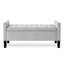 Banc de rangement rembourré capitonné avec accoudoirs-61185531