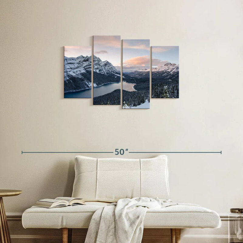 Kerrick, Banff sous la neige, H 22 po x l 36 po