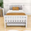 Lit plateforme simple en bois avec lit gigogne simple-1731201407