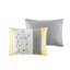 Édredon jaune très grand 7 pièces - serein, brodé, édredon, taies décoratives, coussins décoratifs, jupe de lit, pièce sereine lavable à la machine et intrigante, texture supérieure facile à laver-121161850-121161852