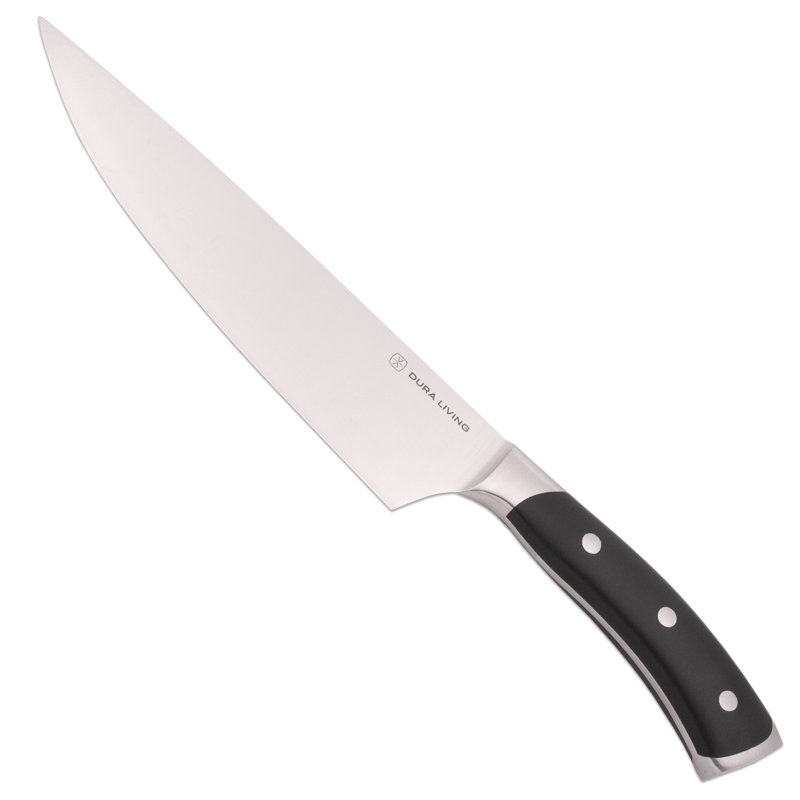 Couteau de chef 8 po Dura Living, Noir