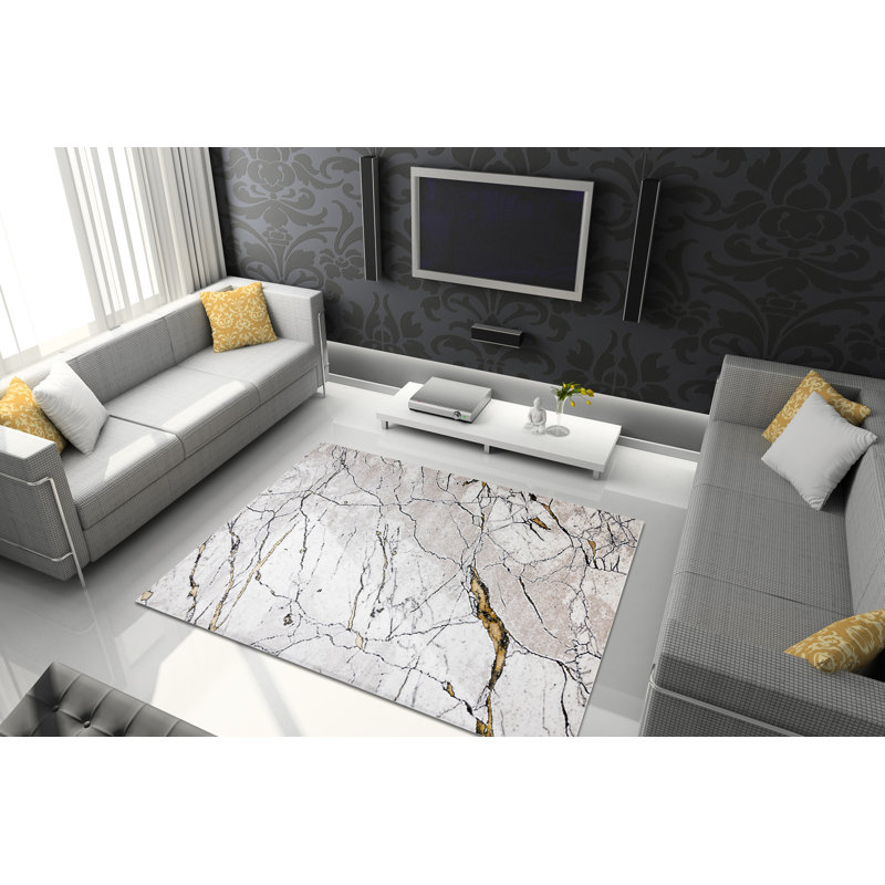 LaMattina Abstract Area Rug, Rectangle 80 x 150cm