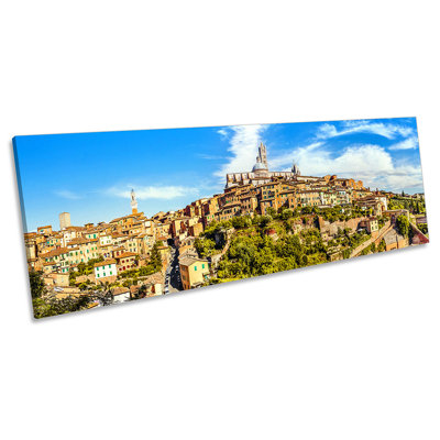 Tuscany Italy Cityscape - Wrapped Canvas Panoramic Art Prints