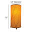 Lampe de table cylindrique 12 pouces feuille de cacao orange-160430841
