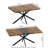 55.11" -70.86"Retro Rectangular Stretch Dining Table-515742019