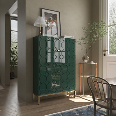 Bailes 16 Pair Shoe Storage Cabinet