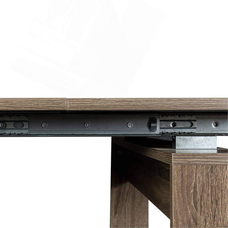 Multifunctional Extendable Console Table, Brown