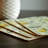 Engineered Wood Floral Rectangle Placemat