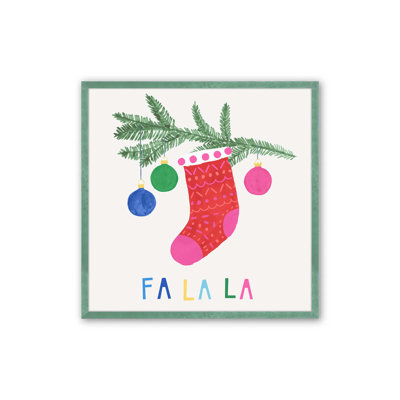 Chaussette de Noël joyeuse «I Print»