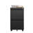 2 Drawer Mobile File Cabinet with Lock for Legal/Letter/A4 Size - Fully Assembled Except Wheels-289533646