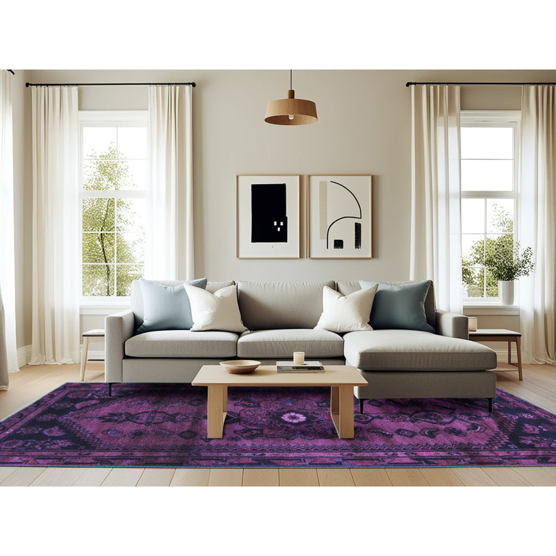 Southwestern Indoor Rug, Rectangle 6' x 9'