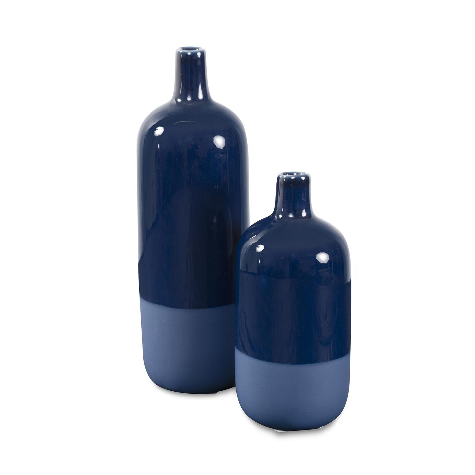 Blue Vase Set of 2