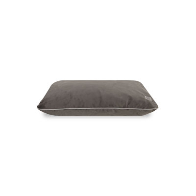 Ultra-Soft Pet Bed for Dogs & Cats, Grey, 29.9 x 19.7 x 4.7 inches | 100% Polyester Outer Fabric, 100% Ultra Soft Fiber Fill | Comfortable and Cozy Design for Happy Pets, Ideal for Home Use