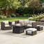 Baecher 7 Piece Rattan Sectional Seating Group with Cushions-1061933096-973995587
