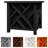 Calista 15.5" Lattice Design Planter Box - 16.5” Tall Square Decorative Outdoor Flower or Plant Pot-433464183-471666564
