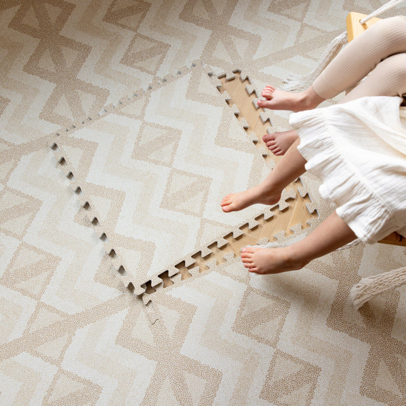 Kilim - Play Mat, Sand, 0.47" H x 144" L x 120" W