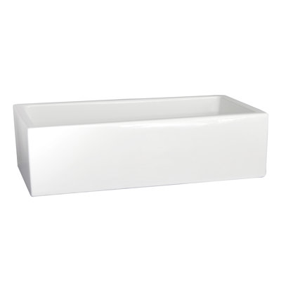 36.125'' L Farmhouse / Apron Single Bowl Fireclay Kitchen Sink