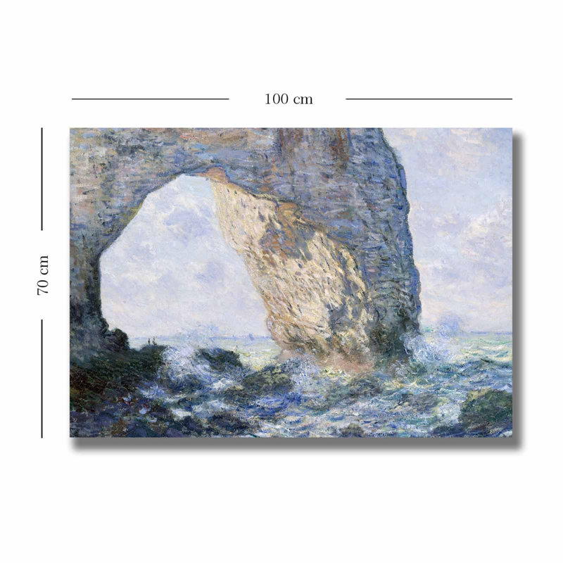 Claude Monet - peinture sur toile tendue
